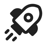 Rocket SVG Icon